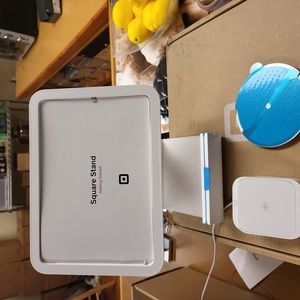 Square stand with chip reader. (I pad not included)